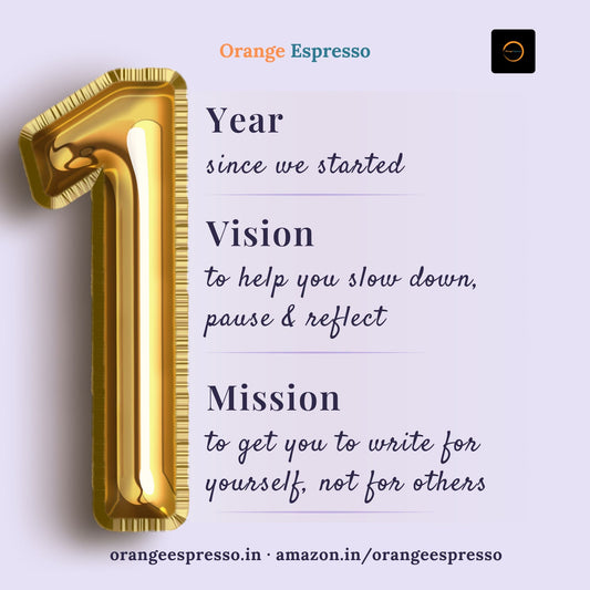 A Year of Orange Espresso: Lessons in Building, Uncertainty, and Freedom