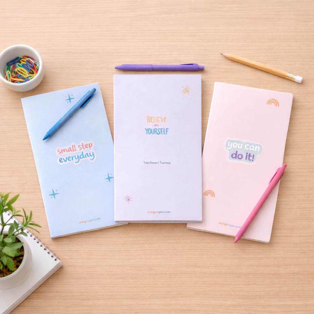 Picture of three task organizers on a wooden table