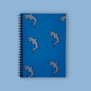 Spiral Notebook - 'Sharks in the Water'