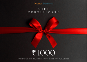 Orange Espresso Gift Card product view 2