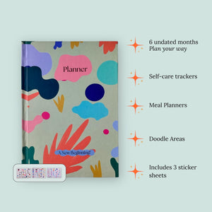 Undated Planner by Orange Espresso - 'A New Beginning'