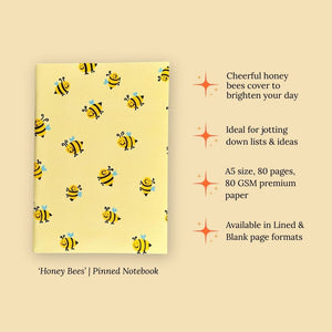 Pinned Notebook - 'Honey Bees'