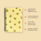 Spiral Notebook - 'Honey Bees'