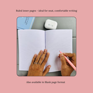 Stapled Soft Cover Notebook - 'Flowers at Night' product view 3