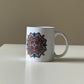 Ceramic mug with Mandala design
