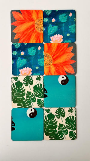 Coasters (Set of 2) - 'A Moment of Calm'