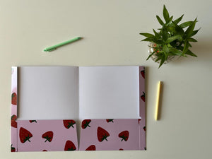 Presentation Folder (Reinforced) - 'Strawberries'