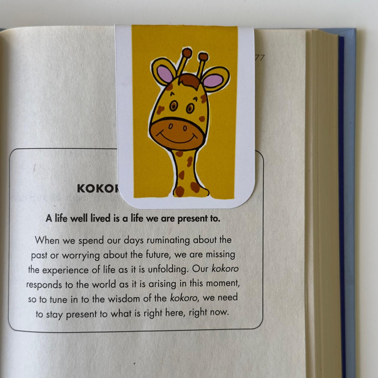 Magnetic Bookmark - 'Giraffe'