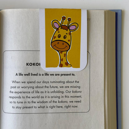 Magnetic Bookmark - 'Giraffe'