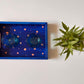 Hand Painted Tray (Regular Size) - 'The Night Sky'