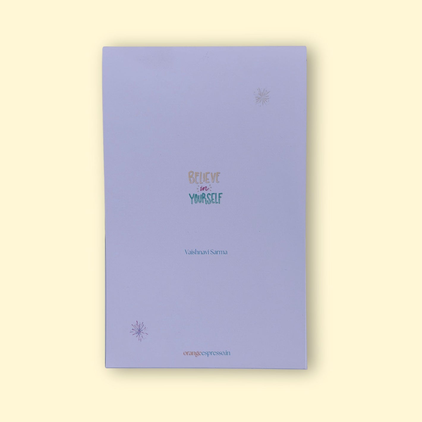 Task Organizer – Believe in Yourself (with Personalization Option)