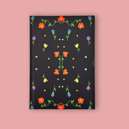 Hardbound Notebook - 'Flowers at Night'
