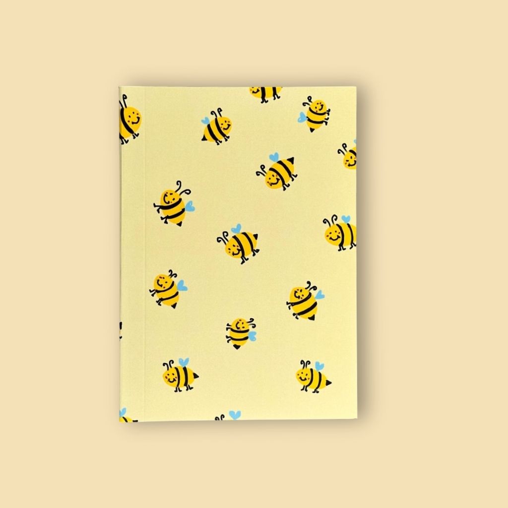 Perfect Bound Notebook - 'Honey Bees'