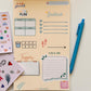 Wellness Combo - Daily Wellness Tracker (Personalized) + One Handmade Orange Soy Scented Candle