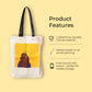 Canvas Tote Bag - 'Thinking Girl'