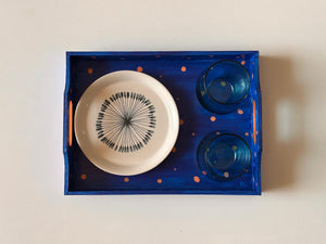 Hand Painted Tray (Large Size) - 'The Night Sky'
