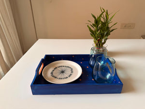 Hand Painted Tray (Large Size) - 'The Night Sky'