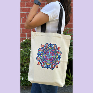 Canvas Tote Bag - 'Mandala'