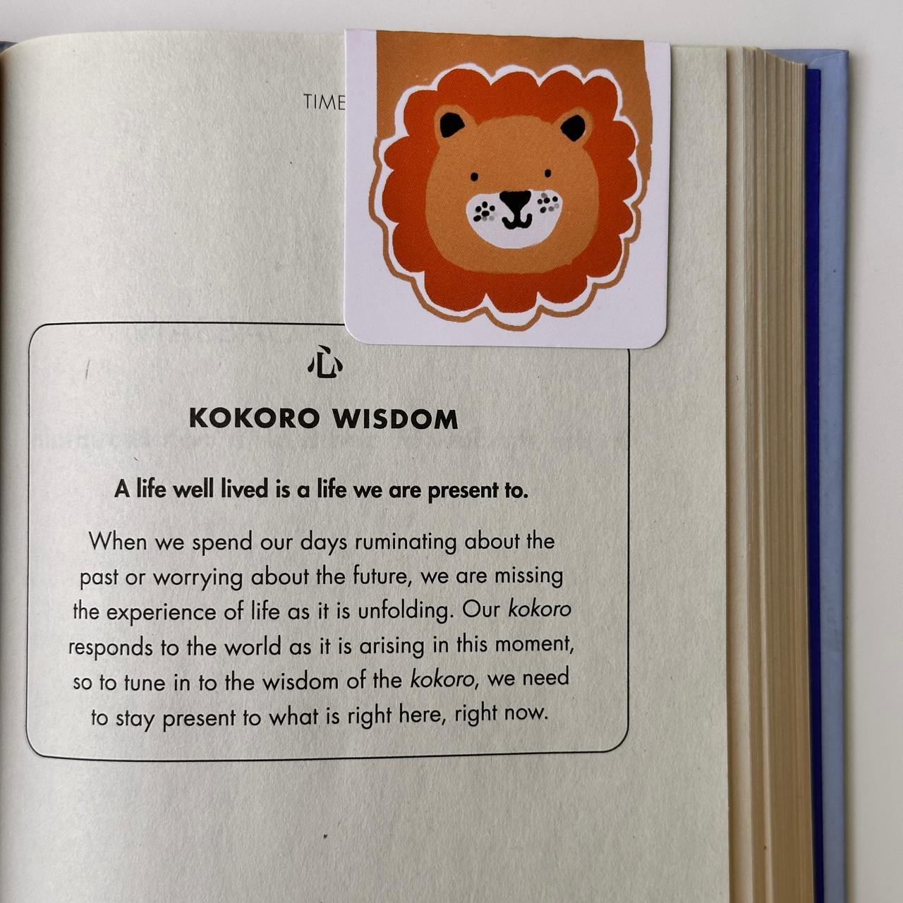 Magnetic Bookmark - 'Lion'