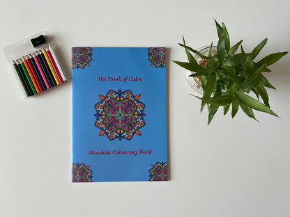 Mandala Colouring Book (With Complimentary Colour Pencil Set)