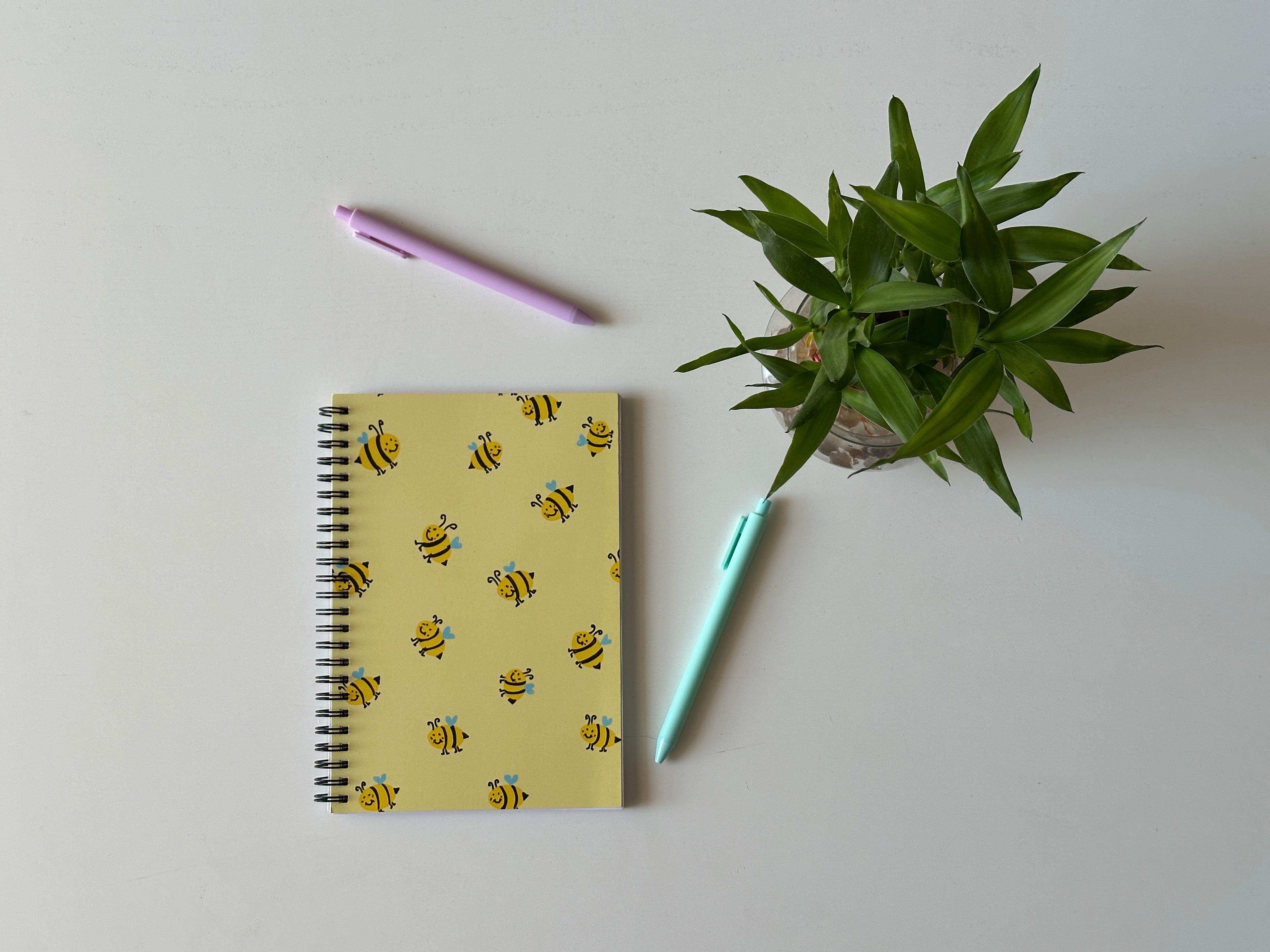 'Honey Bees' Spiral Notebook