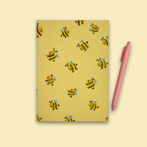 Perfect Bound Notebook - 'Honey Bees'