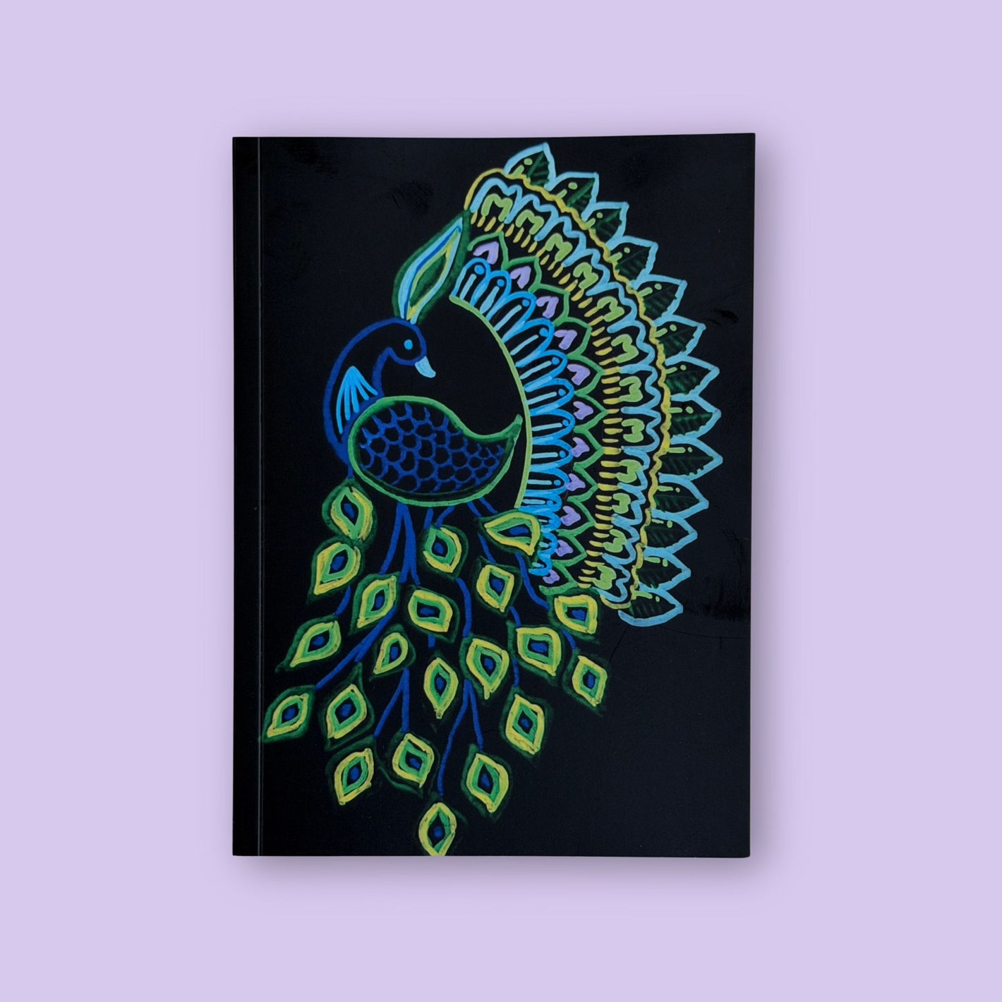 OE Atelier Softbound Notebook (100 GSM) - ‘Peacock in the Moonlight’