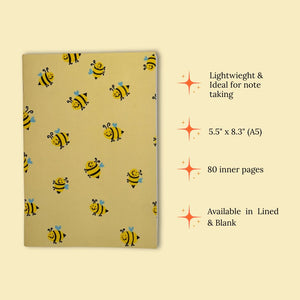 Pinned Notebook - 'Honey Bees'