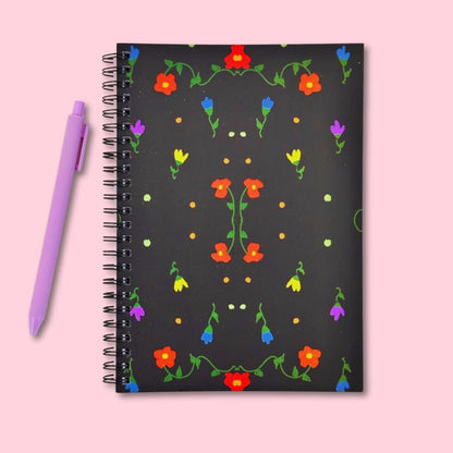 Spiral Notebook - 'Flowers at Night'