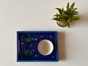 Hand Painted Tray (Regular Size) - 'The Night Sky'