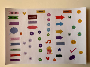 Sticker Sheet - C (Regular Size)