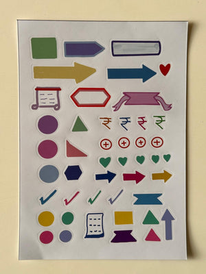 Sticker Sheet - D (Large Size)