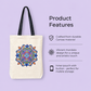 Canvas Tote Bag - 'Mandala'