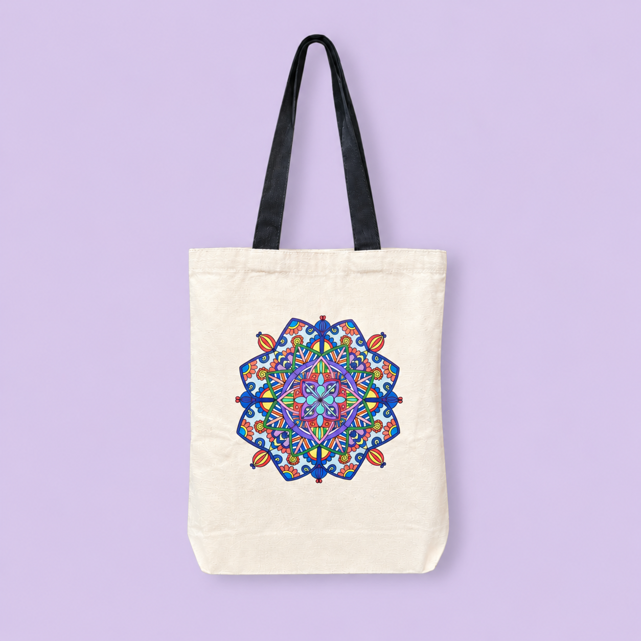Canvas Tote Bag - 'Mandala'