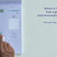 Video showing product walk round of the purple Task organizer with light purple pages