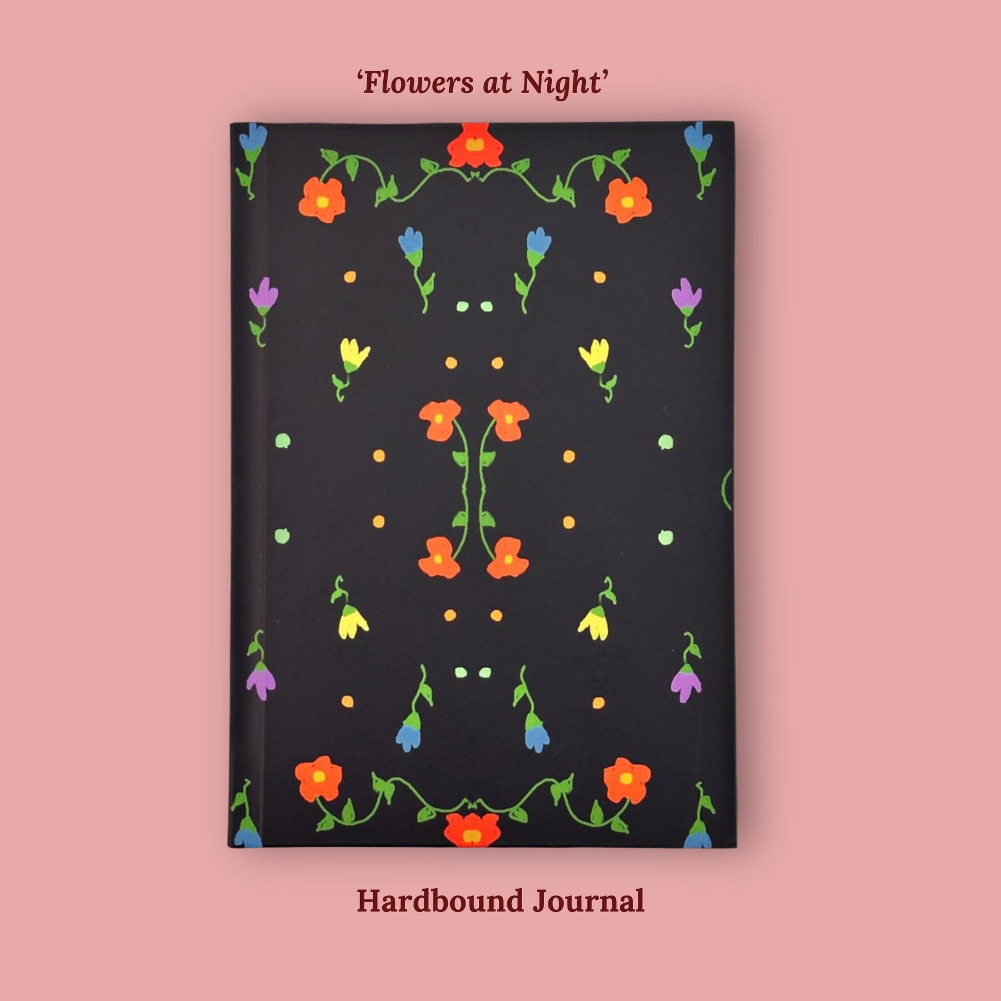 Video showing the Flowers at Night Hardbound Journal in detail.