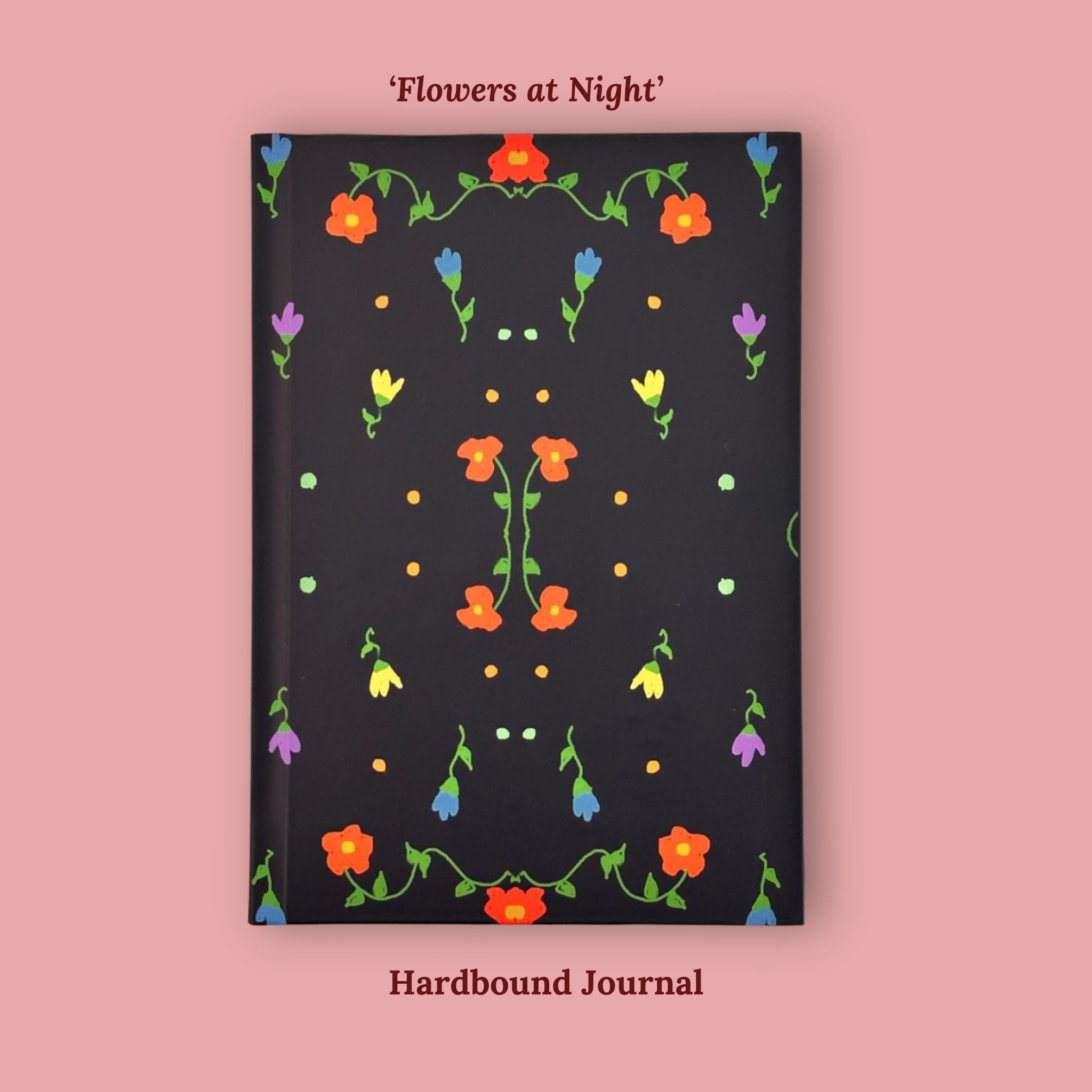 Video showing the Flowers at Night Hardbound Journal in detail.